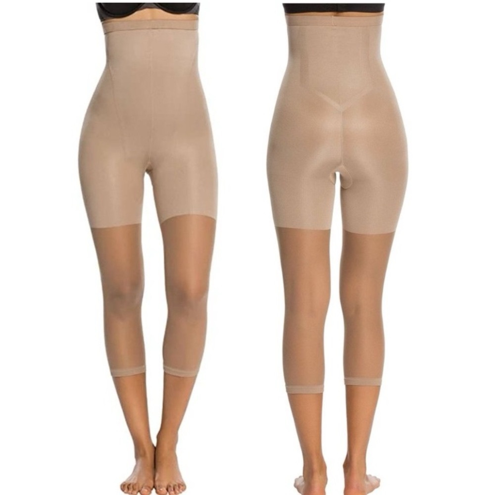 NEW SPANX Super High Footless Shaper In-Power
Line Size C Nude Tummy Control